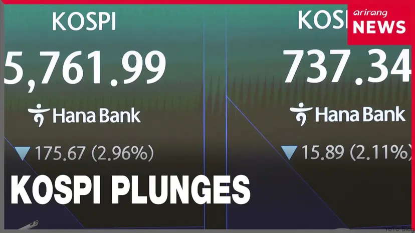 Sell-side sidecar triggered as KOSPI plunges over 4 percent