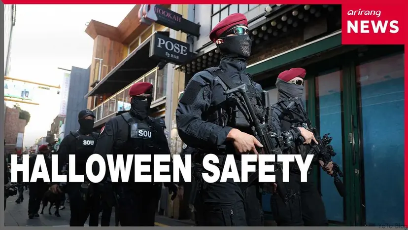 Police deploy 7,800 officers nationwide for Halloween crowd safety